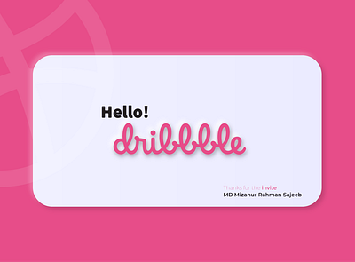 Thanks For The Invite 😊 colorful banner template design dribbble dribbble invitations hello dribbble illustration