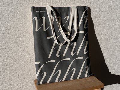 Wyshbox Tote Bag brand branding graphic design identity indentity merch merch design merchandise swag tote tote bag visual identity