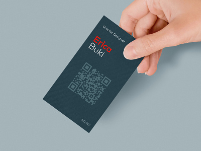 Smart Business Card brand identity branding business card card design connections digital hub minimal qr code simple smart card