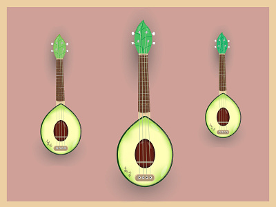 Avocado Mini Guitar