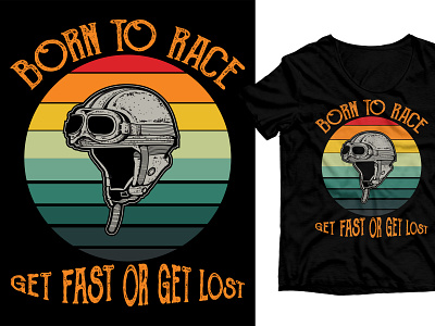 Motorcycle t-shirt design.