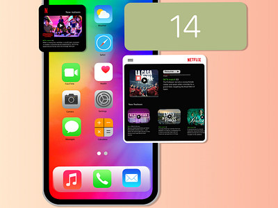 iOS 14 Netflix Widgets