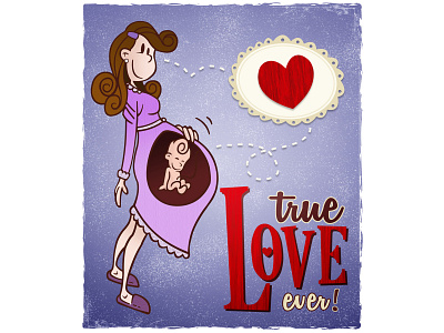 True Love illustration love mother