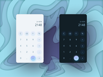 A Simple Calculator 004 calculator daily ui dailyui dailyui 004 dailyui004 mobile ui vector