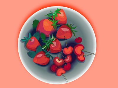 cherrybomb art illustration design food fruit illustration illustrator