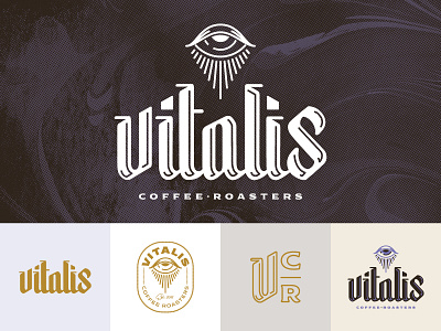 Vitalis Coffee Roasters branding design logo typography