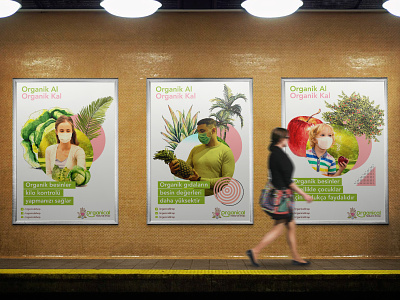 Organical Poster Works information design istanbul aydın mehmet ali görgü organic shop poster designer school projects