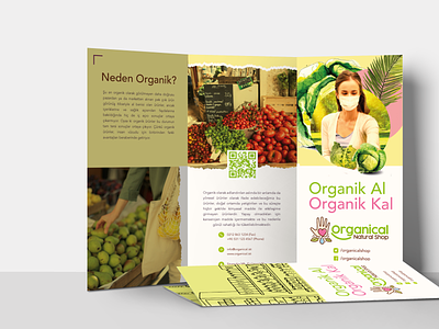 Organical Flyer Design design flyer istanbul aydın mehmet ali görgü organic