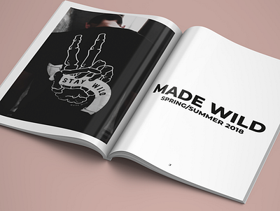 Made Wild Lookbook design fashion layout layoutdesign lookbook magazine magazine design print print design typography