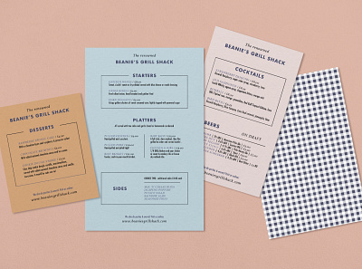 BBQ Restaurant Menu graphic design menu menu design print print design