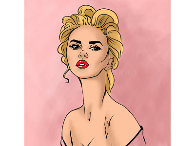 Debbie art design digital art flat illustration illustrator print