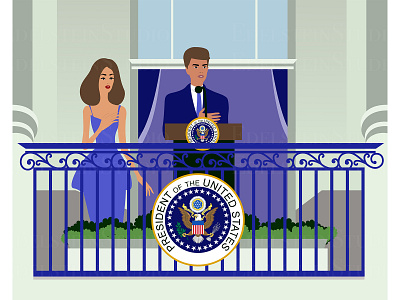 July 4th Independence Day President and First Lady USA