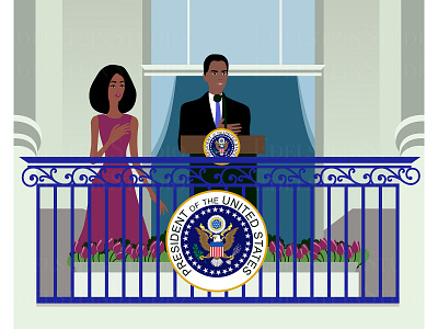 Independence Day July 4th President and First Lady USA
