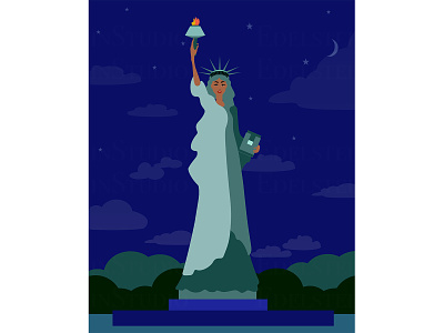 July 4th Independence Day Statue of Liberty USA