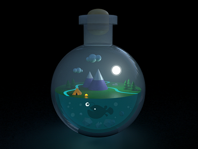 World in a Potion Bottle