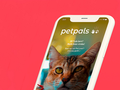 PetPals app branding design ui