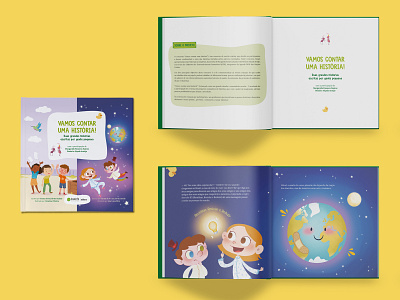 Let's Tell a Story book childrens book editorial editorial design graphic design layout design