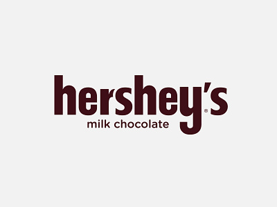 Hershey's Logo (Lowercase) branding character conceptual design identity logo logo design rebranding typography vector