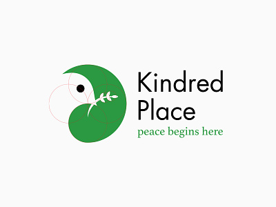 Kindred Place Logo animals branding design flatdesign graphic design identity illustrator logo logo design vector
