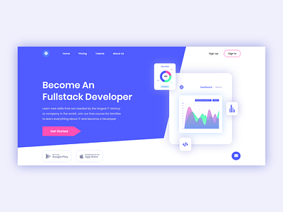 Fullstack Developer - Landing Page