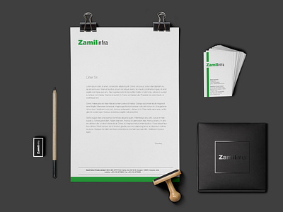 Zamil Infra Logo Design and Branding