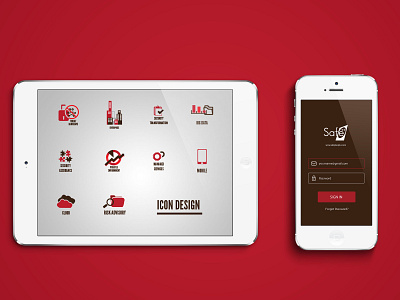 UI / Icon design app brand identity branding design logo design mobile app design ui vector