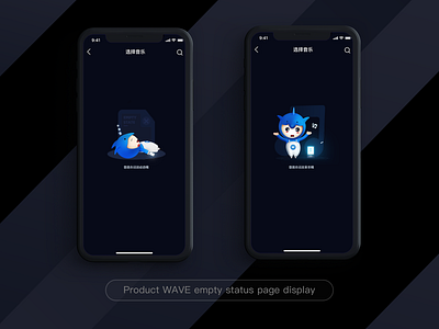 Other status displays for the WAVE project branding flat icon illustration ui