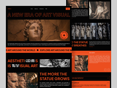 Artics - Art Gallery Landing Page