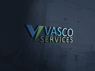 Vasco Services 3d branding graphic design logo