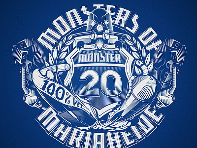 Monsters of Mariaheide t-shirt print
