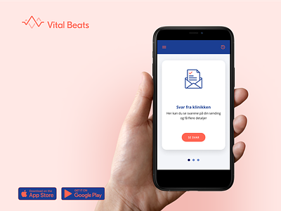 Vital Beats App design system ui ux
