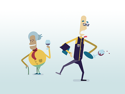 Vivino Characters for storytelling branding illustration vector