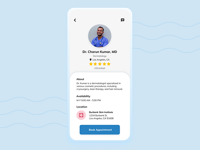 Clinician User Profile | DailyUI #006