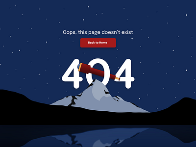 404 Error Page | DailyUI #008