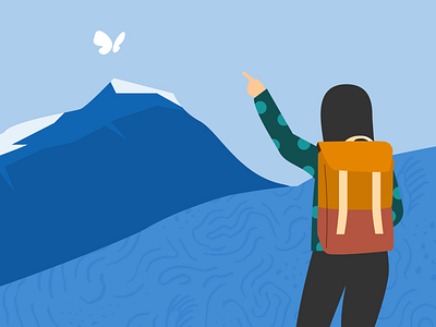 You've Reached the Peak — Onboarding Illustration