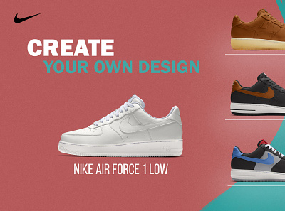 NIKE AIR FORCE - POSTER DESIGN branding design graphic design