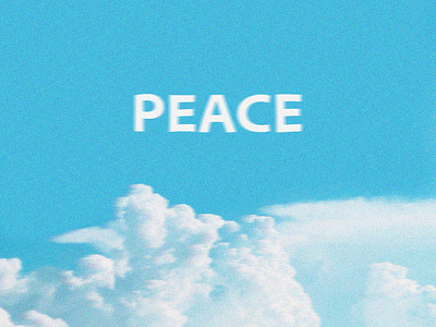 PEACE design graphic design typography