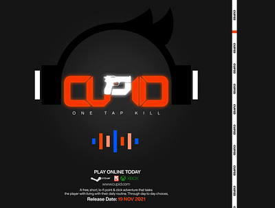 CUPID gaming logo brandidentity branding businessmark cupid cupid logo design houselogo identity logodesigns mark orange logo textlogo wordmarklogo