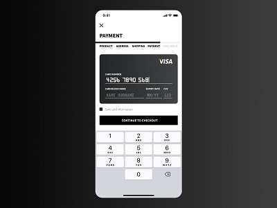 DailyUI #02 - Credit Card Checkout