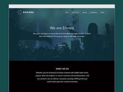 Envara Homepage