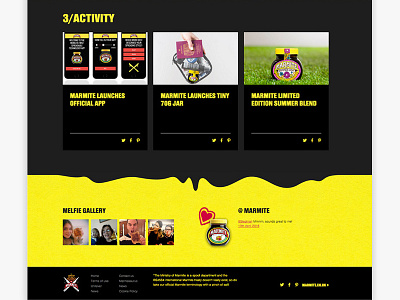 Marmite Homepage Footer