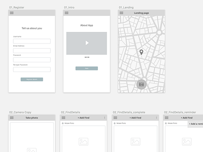 App User Journey app form journey map prototype sketch user wireframe