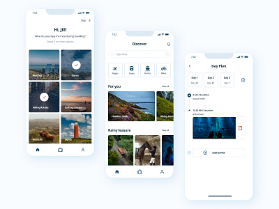 Texel Travel App Concept app design ios mobile travel ui ux