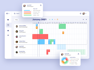 CRM - vacation calendar