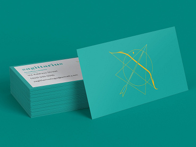 Sagittarius Business Cards design weeklywarmup