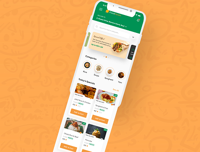 Food Delivery App app design design food app design food delivery app design ui design uiuxdesign