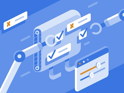 AWS Config academy amazon aws check cloud computing config flat geometric icon illustration isometric