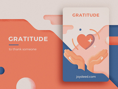Joydeed - Gratitude cards code gratitude joydeed positive thank tracking