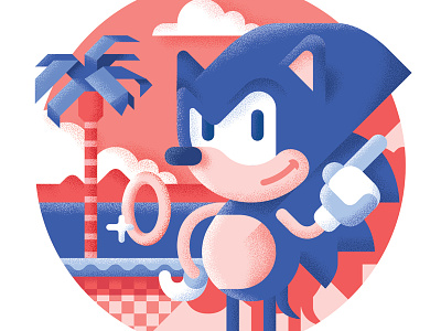 Sonic the hedgehog - Best platform games ever best bit drive game hedgehog illustration level mega platform retrogaming sega sonic