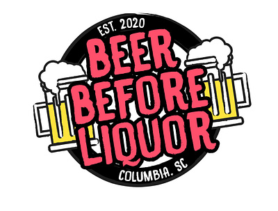Beer Before Liquor animation branding design icon illustration minimal typography ui ux vector